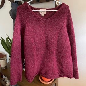 Woolrich Women's Sweater, Burgundy Sz L